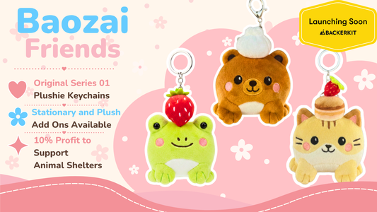 Introducing Baozai Friends Original Series 01 Plushie Keychains!