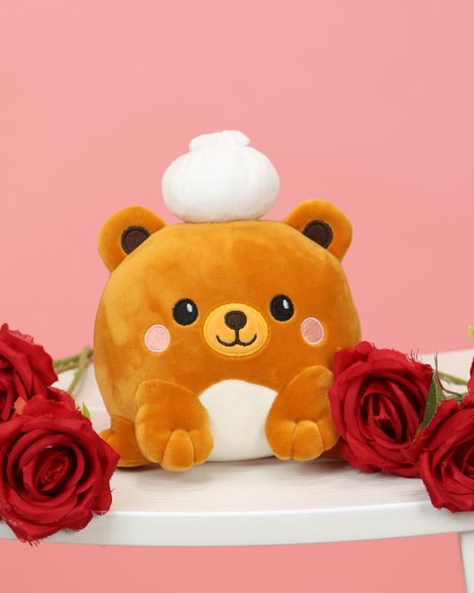 [PREORDER] Bobo the Bear - Bao Top Plushie (8")