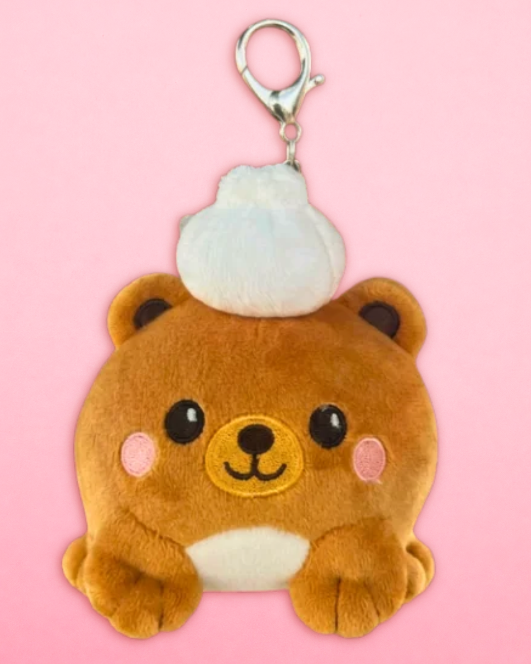 Bobo the Bear - Bao Top Plushie Keychain (4")