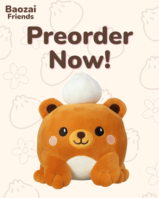 [PREORDER] Bobo the Bear - Bao Top Plushie (8")