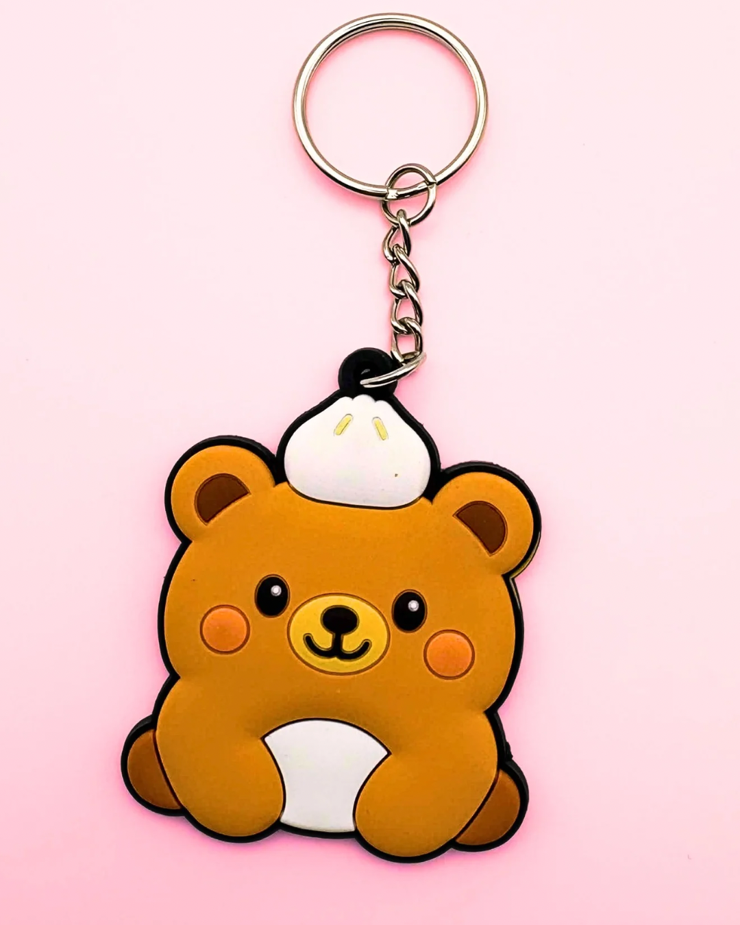 Bobo the Bear Keychain - Bao Bear PVC Charm (2")